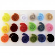 18 Chenilles Couleurs assorties