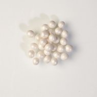 Sachet 50g Perles croustillantes Blanc nacr�
