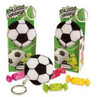 Porte Cl� Peluche Foot avec bonbons