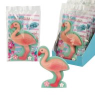 1 Grand Flamant Rose 2D (11 cm) - P�te d'amandes