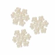 3 Flocons (3,5 cm) - Sucre nacr�