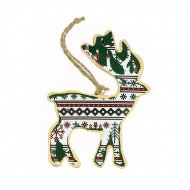 Suspension Renne Motifs Fantaisie N�4 (13 cm) - M�tal