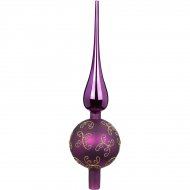 Pointe de Sapin Violet/Or 530 cm) - Verre