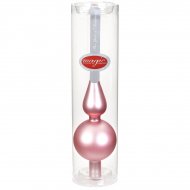 Pointe de Sapin Rose Nacr� (28 cm) - Verre