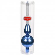 Pointe de Sapin Bleu nuit Miroir (28 cm) - Verre