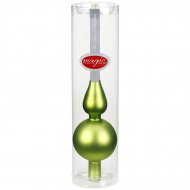 Pointe de Sapin Vert Nacr� (28 cm) - Verre