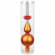 Pointe de Sapin Orange Nacr� (28 cm) - Verre
