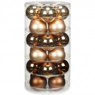 24 Boules Harmonie Or (6 cm) - Verre