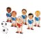 Jeu de Quilles Footballeurs (13 cm) - Bois images:#2