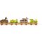 Baby Train et ses Animaux de la Ferme (47 cm) - Bois images:#2