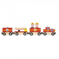 Baby Train de Pompier (34 cm) - Bois