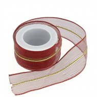 Ruban Rouge Crystal et Or N�7