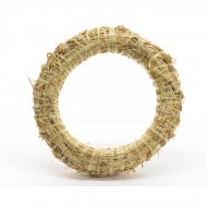 Couronne de No�l Nature G�ante (50 cm) - Paille