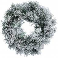 Couronne de No�l Sapin Enneig� (50 cm) - Artificiel