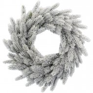 Couronne de No�l Sapin Glac� (50 cm) - Artificiel