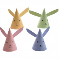 8 Couvre-Oeufs Lapin Pastels - Papier