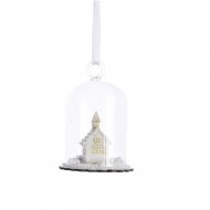 Suspension Eglise sous Cloche (10 cm) - Verre