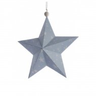 Etoile No�l Douceur Bleu ciel (14 cm) - Papier