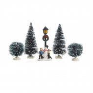 Sc�ne de No�l Bonhomme de Neige - 6 pi�ces