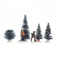 Sc�ne de No�l Sports d'hiver - 6 pi�ces