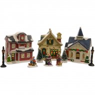 Mon petit Village de No�l lumineux LED (10 pi�ces)