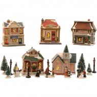 Mon grand Village de No�l lumineux LED (20 pi�ces)