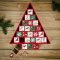 Calendrier de l'Avent Sapin Rouge (38 cm) - Bois images:#2