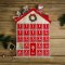 Calendrier de l'Avent Maison et P�re No�l (45 cm) - Bois images:#3