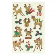 12 Stickers No�l Glitter - Rennes