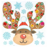 Calendrier de L'Avent 24 Stickers Renne