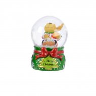 Petite Boule � Neige Renne luge(6,5 cm)