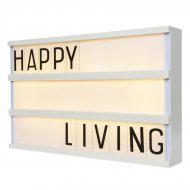 Light Box 80 Lettres Lumi�re Chaude (32 cm)