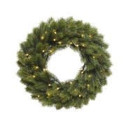 Couronne Sapin Lumineuse 49 LED (40 cm) - Artificiel