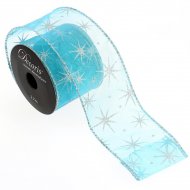 Ruban Large Bleu Etoiles N�2 (2,70 m - 6,3 cm)