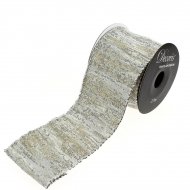 Ruban Large Bouleau Blanc/Or N�1 (2,70 m - 6,3 cm)