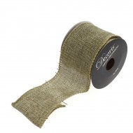 Ruban Large Beige Or/Cuivre N�3 (2,70 m - 6,3 cm)