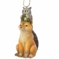 Animal � Suspendre Renard + Chouette