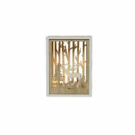 Tableau Lumineux Cerf et For�t (15 cm) - Bois