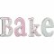 4 Grandes Lettres D�co Bake - C�ramique images:#0