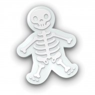 1 Emporte-pi�ce Squelette en relief (14 cm)