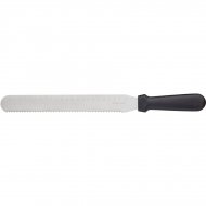 Couteau plat crant� 26 cm - Inox