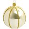 Boule No�l Beige/Or Tradition (10 cm) - Verre images:#0