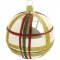 Boule Tartan Beige Miroir (8 cm) - Verre images:#0