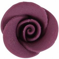 5 Roses multicolore en p�te d'amande