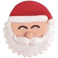 Grande T�te de P�re No�l 2D en p�te d