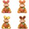 2 Lapins et Carotte 3D en P�te d'Amande images:#0