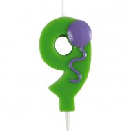 Bougie Ballon Chiffre 9