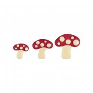 Assortiment 9 Champignons � plat - Chocolat blanc
