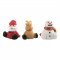 3 Figurines No�l 3D (4 cm) - Massepain images:#0