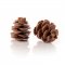 1 Pomme de Pin (4 cm) - Chocolat lait images:#0